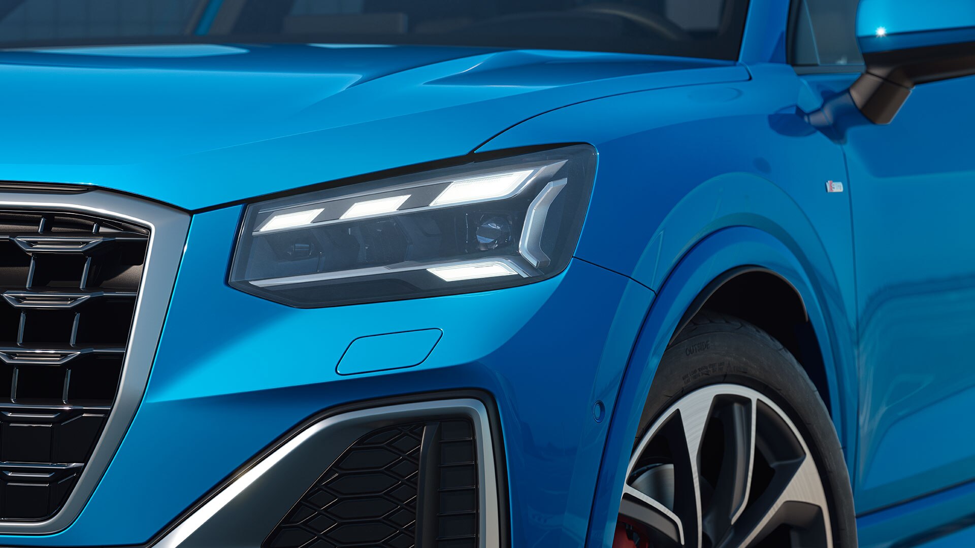 Audi Q2 Matrix-ledkoplampen