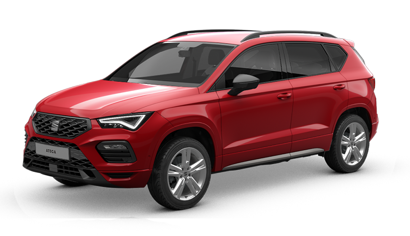 Seat Ateca Rood Schuinvoor Modelfoto