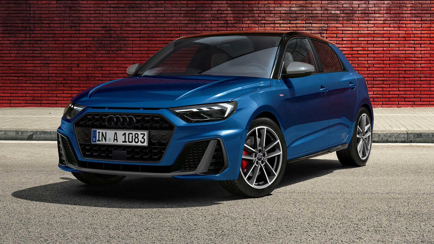 Audi A1 blauw