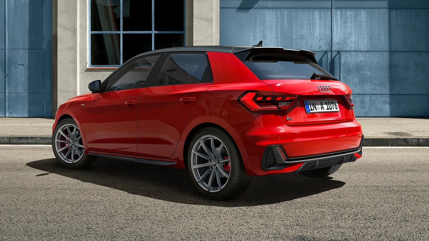 Audi A1 rood