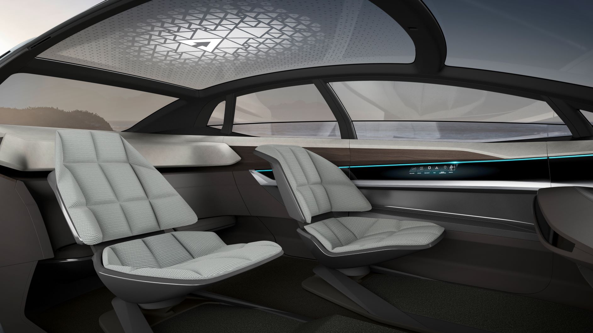 audi aicon interieur