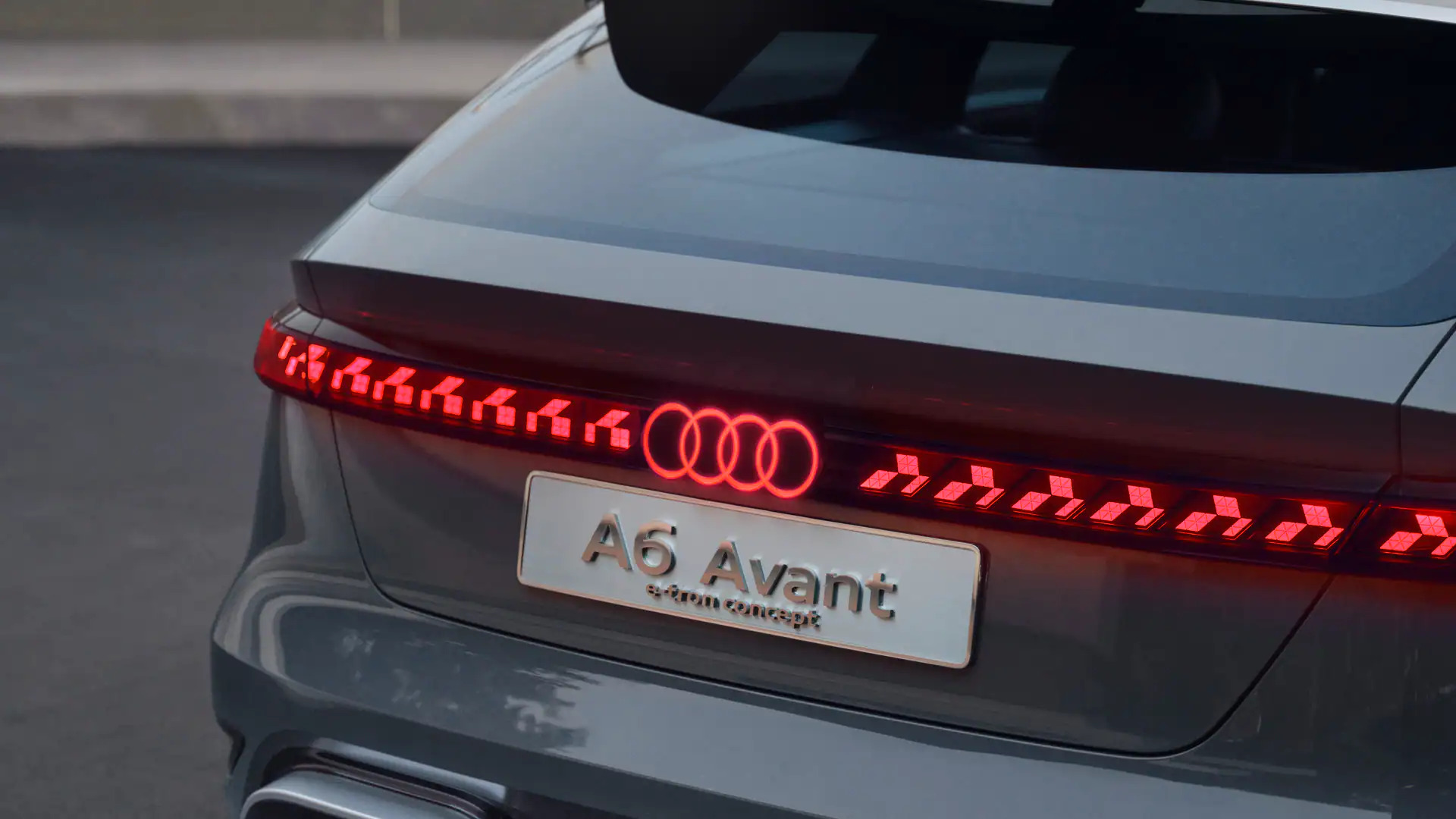 audi a6 avant e-tron licht