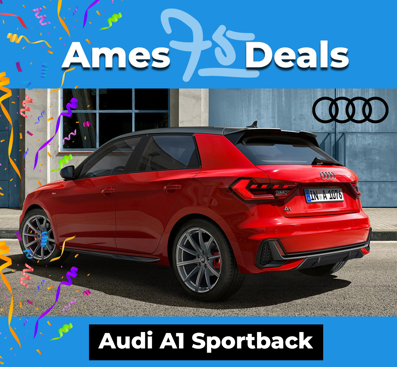 audi a1 ames actie