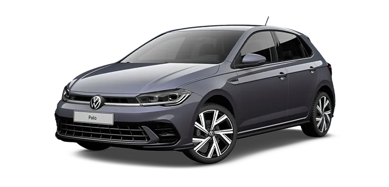 Volkswagen Polo Smokey Grey Schuinvoorkant Modelfoto