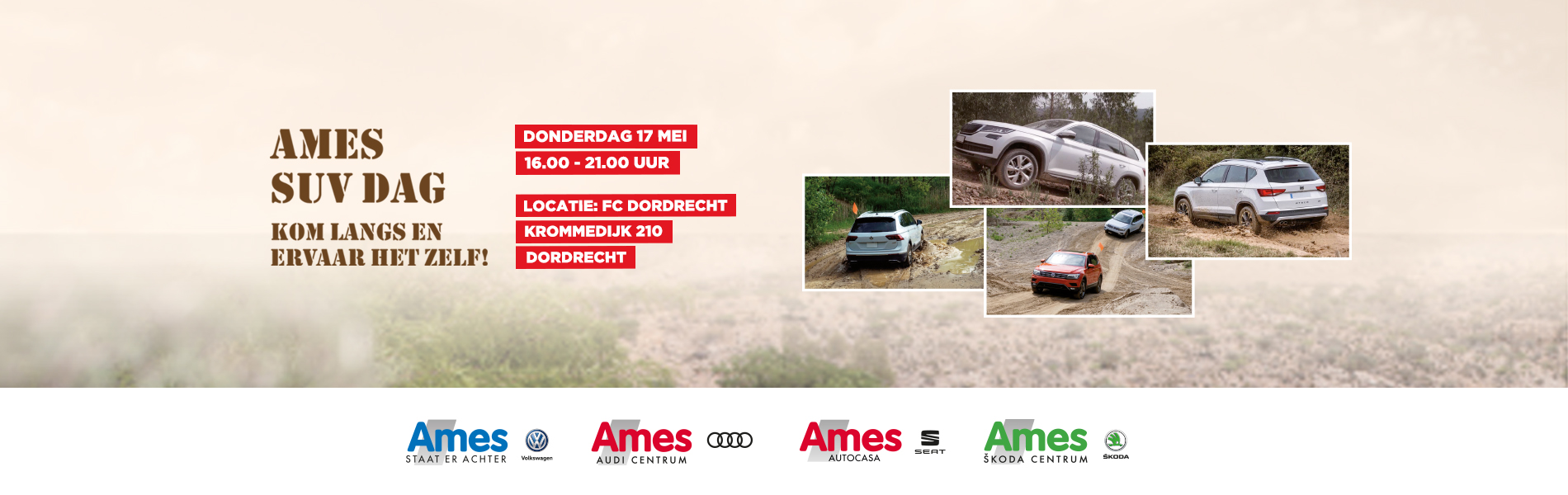 Ames SUV dag banner