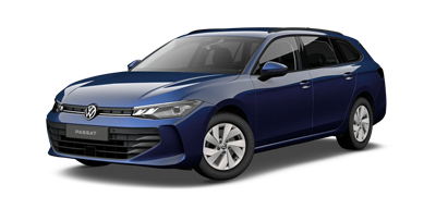 Volkswagen Passat Variant Reef Blue Schuinvoorkant Modelfoto