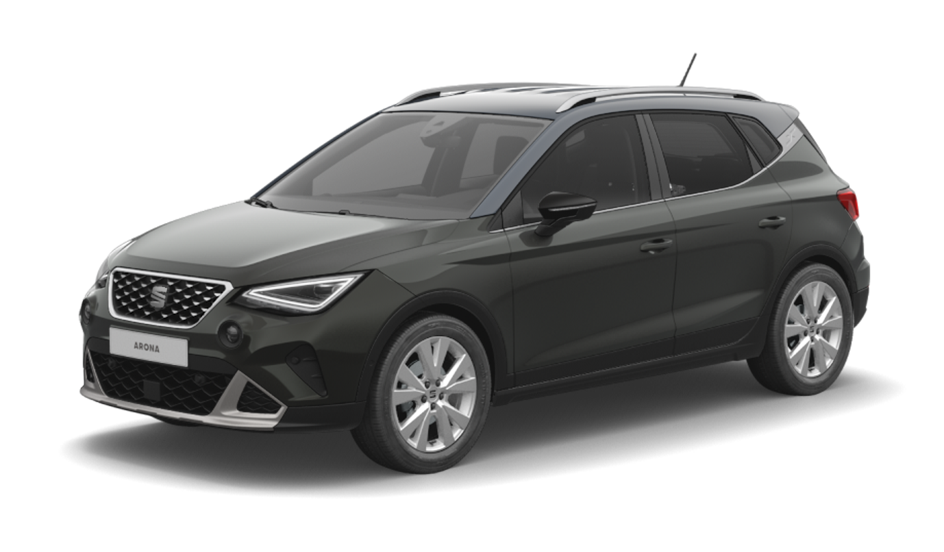 Seat Arona Zwart Schuinvoor Modelfoto