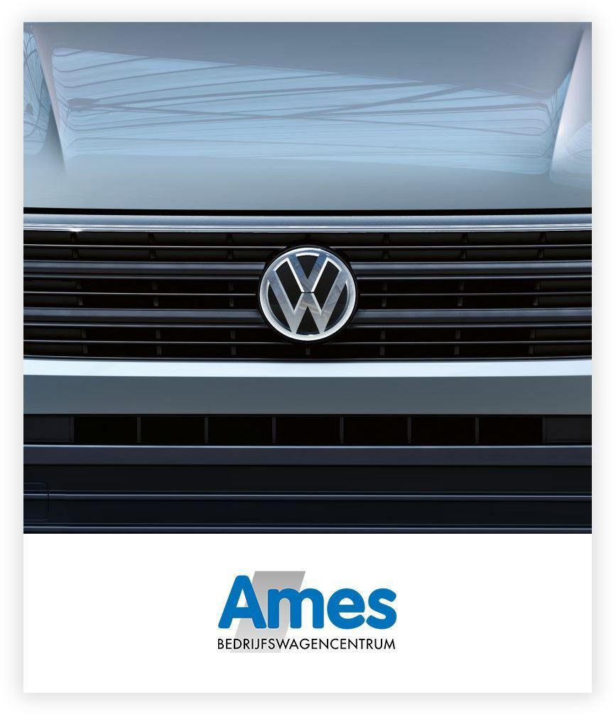 Ames Volkswagen bedrijfswagens grille en logo