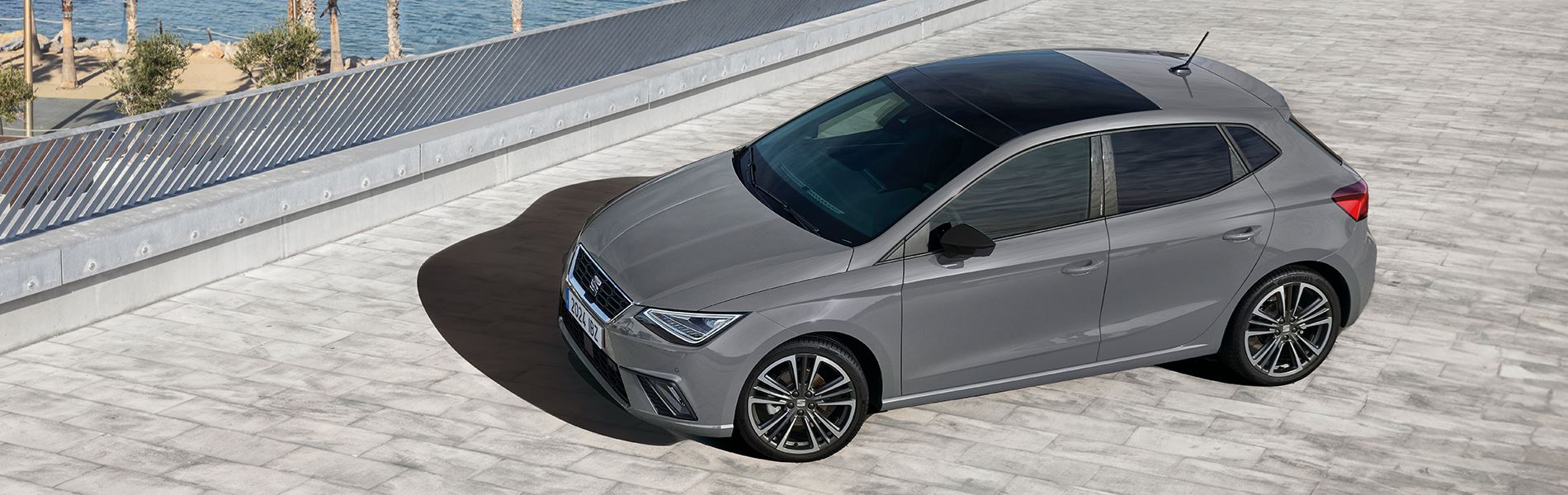 Seat Ibiza Fr Anniversary Grijs Schuinvoorkant Banner