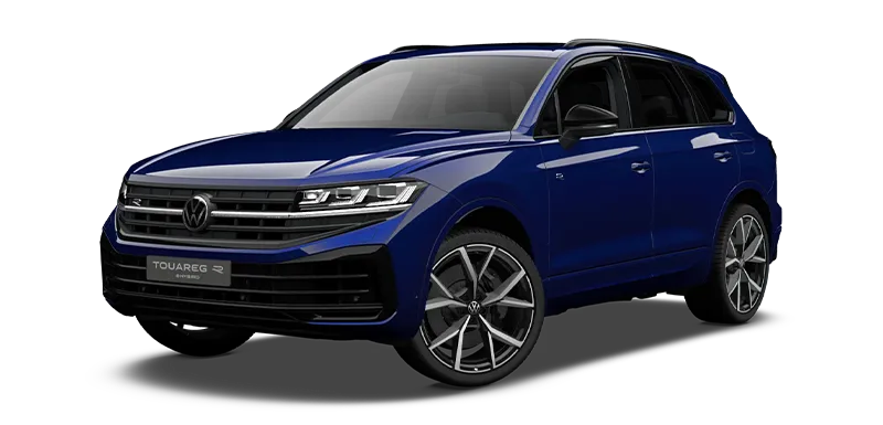 Volkswagen Touareg Lapiz Blue Schuinvoorkant Modelfoto